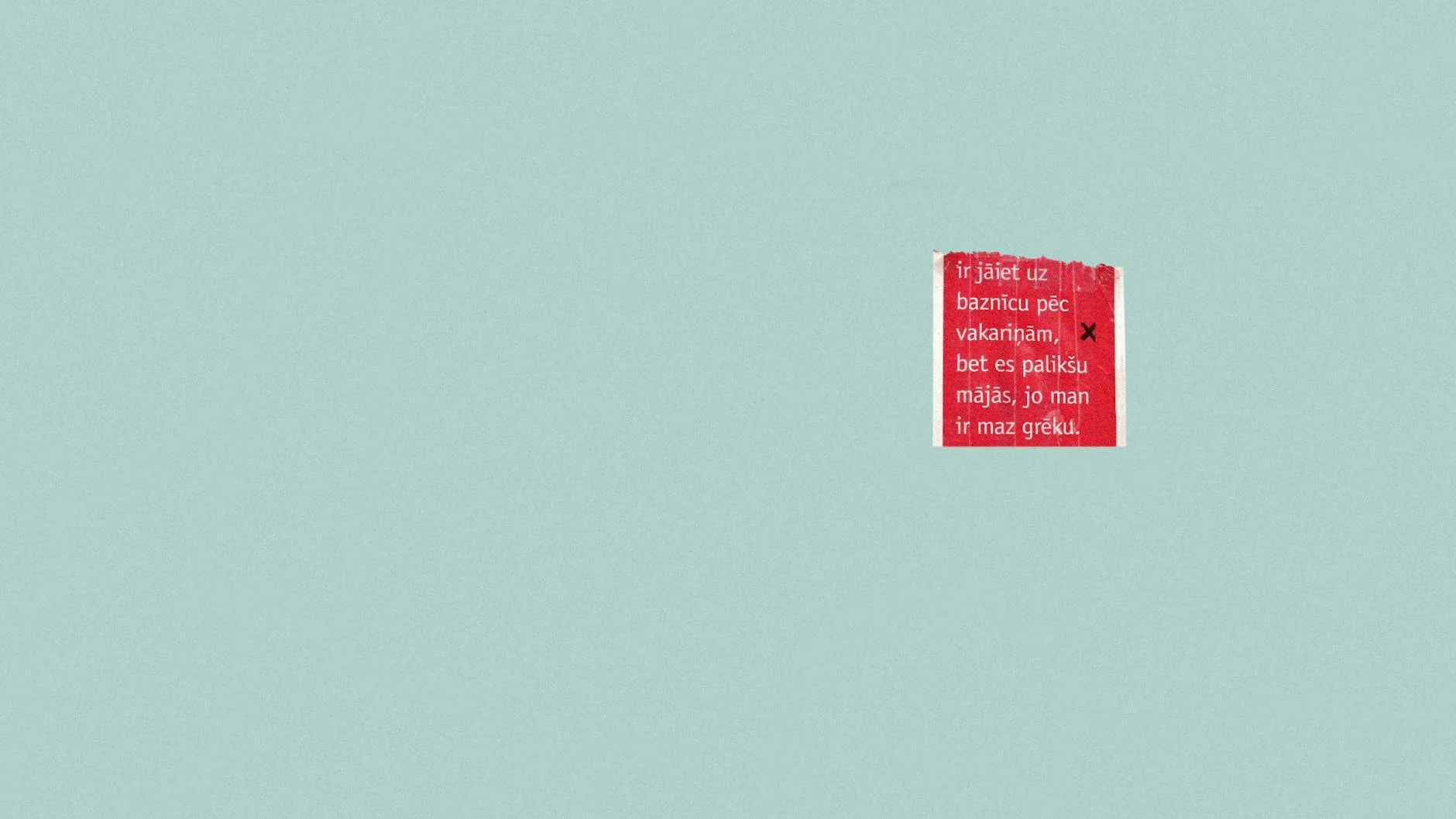 Typography letterforms on a design poster